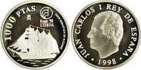 Spanien 1000 Pesetas Weltausstellung 1998 in Lissabon (Juan Sebastian de Elcano)