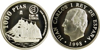 Spanien 1000 Pesetas Weltausstellung 1998 in Lissabon (Juan Sebastian de Elcano)