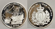 San Marino 10.000 Lire Zeitalter der Entdeckungen (Giovanni Caboto)