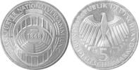 Deutschland, BRD, Germany 5 DM 125. Jahrestag der Frankfurter Nationalversammlung -