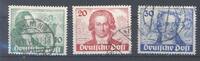 Deutschland ab 1945 Berlin Mi.Nr. 61-63 Goethe 1949 gestempelt -