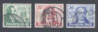 Deutschland ab 1945 Berlin Michel Nummer 61-63 Goethe 1949 gestempelt -