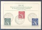 Deutschland ab 1945 Berlin, Karte mit Michel Nummer 68-70 I Währungsgeschädigte 1949 -