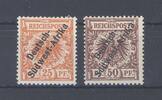 Deutschland vor 1945  Dt. Kolonien DSWA Michel Nummer I-II, Freimarken 1898 ungebraucht *