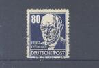 Deutschland ab 1945 DDR Mi.Nr. 339 xb, 80 Pfg. 1953 Lacküberzug gestempelt, geprüft BPP -