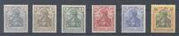 Deutschland vor 1945 Dt. Reich Michel Nummer 68-73 2 - 25 Pfg. aus Reichspost 1902 ** -