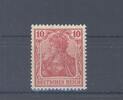 Deutschland vor 1945 Dt. Reich Michel Nummer 86 II f, 10 Pfg. Freimarke 1915 **, geprüft BPP -
