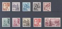 Deutschland ab 1945 Franz. Zone Baden Michel Nummer 28-37, Freimarken III ** -