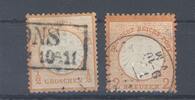 Deutschland vor 1945 Dt. Reich Michel Nummer 14-15, Freimarken 1872 gestempelt -