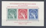 Deutschland ab 1945 Berlin Block 1 III, Währungsgeschädigte 1949 **, geprüft BPP -