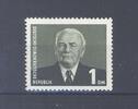 Deutschland ab 1945 DDR Michel Nummer 622b, 1 DM Freimarke 1957 **, geprüft BPP -