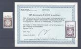 Deutschland ab 1945 DDR Dienst A, 70 Pfg. fehlerhafter Kreideschichtauftrag **, Befund VP -