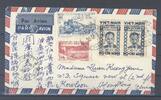 Europa und Alle Welt Vietnam Nord, Lupo Brief mit Michel Nummer 31, 52 und Paar 59 nach Hongkong -