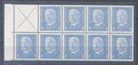 Deutschland vor 1945 Dt. Reich, Heftchenblatt 60 B, Reichspräsidenten 1932 ** -