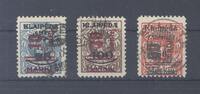 Deutschland vor 1945 Memel Michel Nr. 230-33, Lit. Bes. 1923 fast komplett gestempelt -