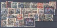 Deutschland vor 1945 Saargebiet Michel Nummer 53-69 und 70-83 aus 1921 gestempelt -