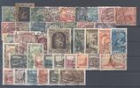 Deutschland vor 1945 Saargebiet Michel Nummer 84-121, Freimarken 1922-26 gestempelt -
