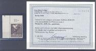   Deutschland ab 1945 Berlin Mi.Nr. 18 Pl. Nr., 2 Mark Schwarzaufdruck 1948 **, Befund BPPP 