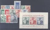 Deutschland ab 1945 Bizone Michel Nummer 101-10 incl. Block 1 ** -