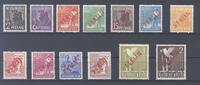 Deutschland ab 1945 Berlin Michel Nummer 21-34 Rotaufdruck 1949 fast komplett ** -