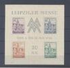 Deutschland ab 1945 SBZ Block 5y, Messeblock 1946 ** -