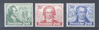 Deutschland ab 1945  Berlin Michel Nummer 61-63, Goethe 1949 **  44,50 EUR  zzgl. 3,00 EUR Versand