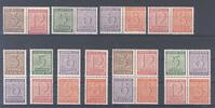 Deutschland ab 1945  SBZ, Ziffern Zusammendrucke aus Michel Nummer 126-3... 89,50 EUR  zzgl. 3,00 EUR Versand