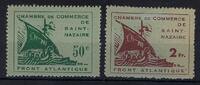 Deutschland vor 1945 D. Bes. Frankreich, Mi 1-2 (*) ohne Gummi wie verausgabt, ME 600€ -