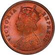 India British 1/4 An 1893(C) SW-6.523 PCGS MS65RB