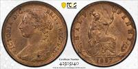 Great Britain 1/2D 1887 S-3956 PCGS MS63RB 141,72 EUR  zzgl. 21,47 EUR Versand