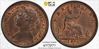 Great Britain 1/4D Victoria S-3959 Older Features, RB -