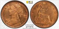 Great Britain 1/4D 1890 S-3958 PCGS MS64RD 210,43 EUR  zzgl. 21,47 EUR Versand