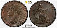 Great Britain 1/4D George IV S-3822, BN -