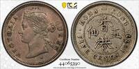 Hong Kong 5C 1877 1877-H PCGS AU55 412,27 EUR  zzgl. 21,47 EUR Versand