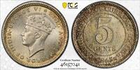 Malaya 5C 1945 1945 5C MS65 98,77 EUR  zzgl. 21,47 EUR Versand