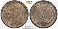 Straits Settlements 5C Victoria 1898 5C -
