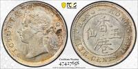 Hong Kong 5C 1892 Victoria PCGS MS62 188,96 EUR  zzgl. 21,47 EUR Versand