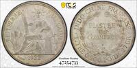 Piastre 1922 French Indo China 1922-H Piastre Lec-299 AU58