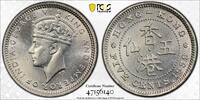 Hong Kong 5C 1939 1939-KN 5C PCGS MS64 64,42 EUR  zzgl. 21,47 EUR Versand
