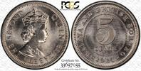 Malaya & Brit.Borneo 5C Malaya & British Borneo Elizabeth II 1961-KN -