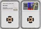HONG KONG MIL 1863 NGC MS 64 RB 292,02 EUR  zzgl. 21,47 EUR Versand
