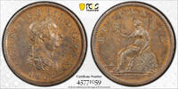 Great Britain 1D GEORGE III 1806 1D PCGS MS 62 BN S-3780 -