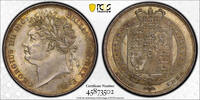 Great Britain Shilling GEORGE IV 1824 Shilling PCGS MS 63 S-3811 -