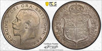 Great Britain 1/2 Crown Great Britain George V PCGS MS 64 -
