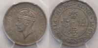 Hong Kong 50C Hong Kong George VI 1951 Cupronickel 50 Cents -