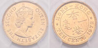 Hong Kong 10C Specimen Proof | Hong Kong Elizabeth II 1972- KN Nickel-Brass