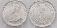 Straits Settlements 5C Straits Settlements George V -