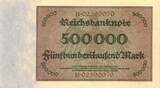 Deutschland Fünfhundertausend Mark 1923 Ro 87b I