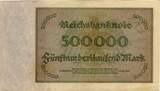 Deutschland 500000 Fünfhunderttausend Mark 1923 I -II