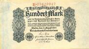 Deutsches Reich 4. August 1922 I- 9,00 EUR  zzgl. 3,99 EUR Versand